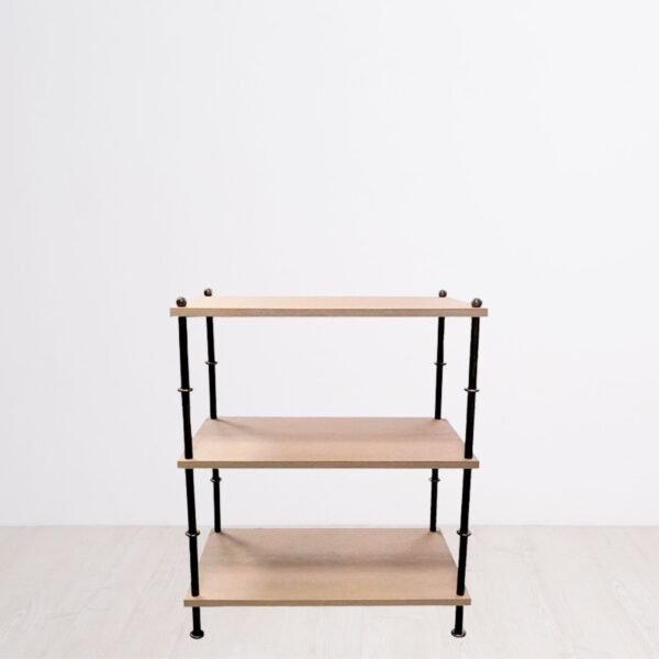 Mesa Báltico galuchat y pavonado