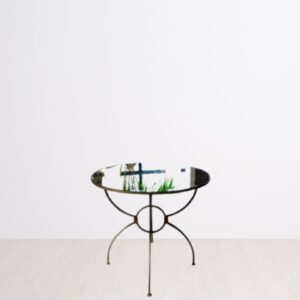 Mesa doble aro espejo
