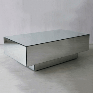 Mesa espejo cubo