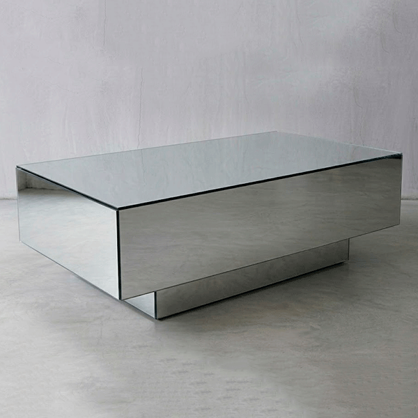 Mesa espejo cubo