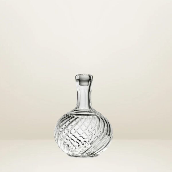 Botella cristal estrías