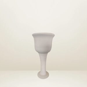 Copa blanca mate