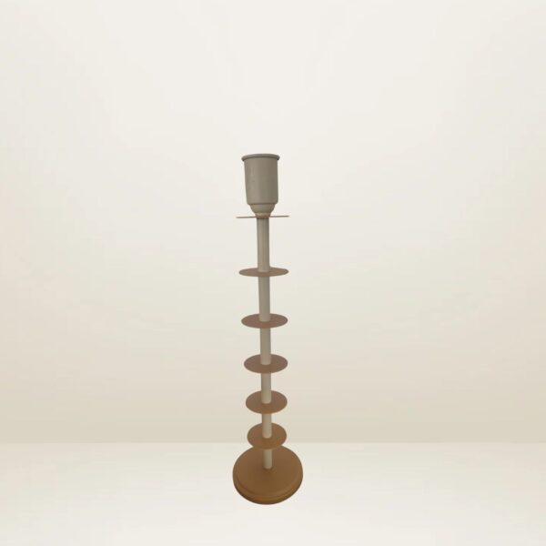 Candelabro discos bicolor