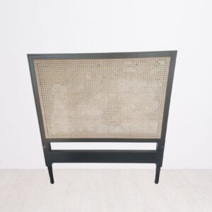 Cabecero rejilla negro