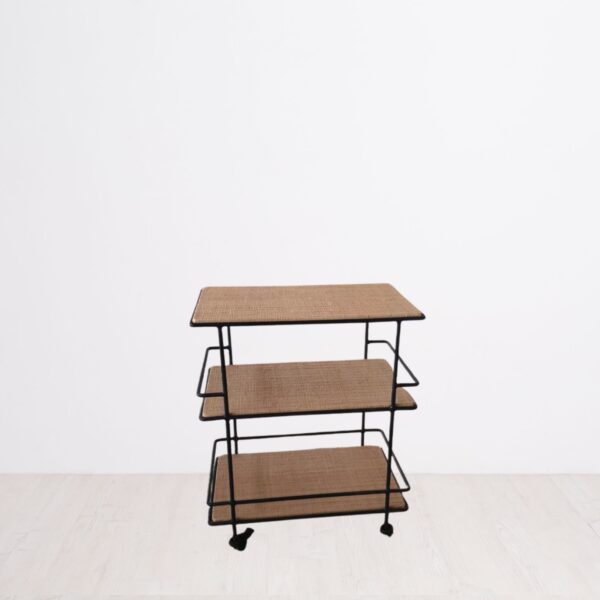 Mueble rafia con ruedas - Imagen 2