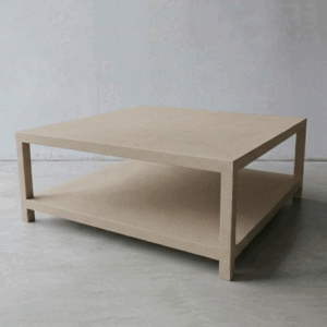 Mesa galuchat con balda