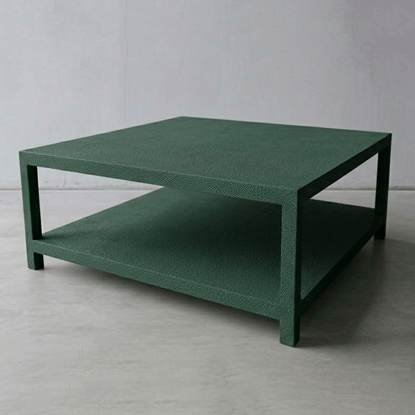 Mesa galuchat con balda - Imagen 2
